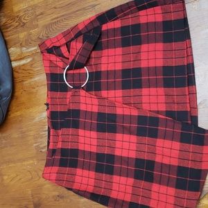 Almost famous plaid skirt